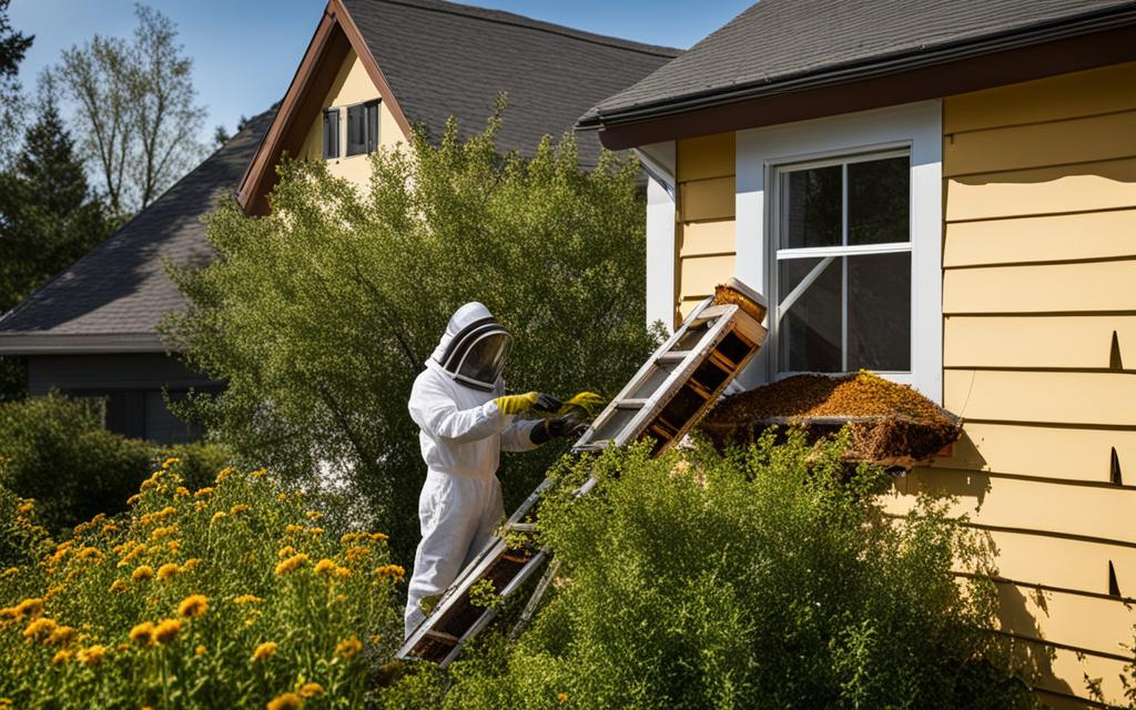Comment se débarrasser d'un nid d'abeilles sous toiture