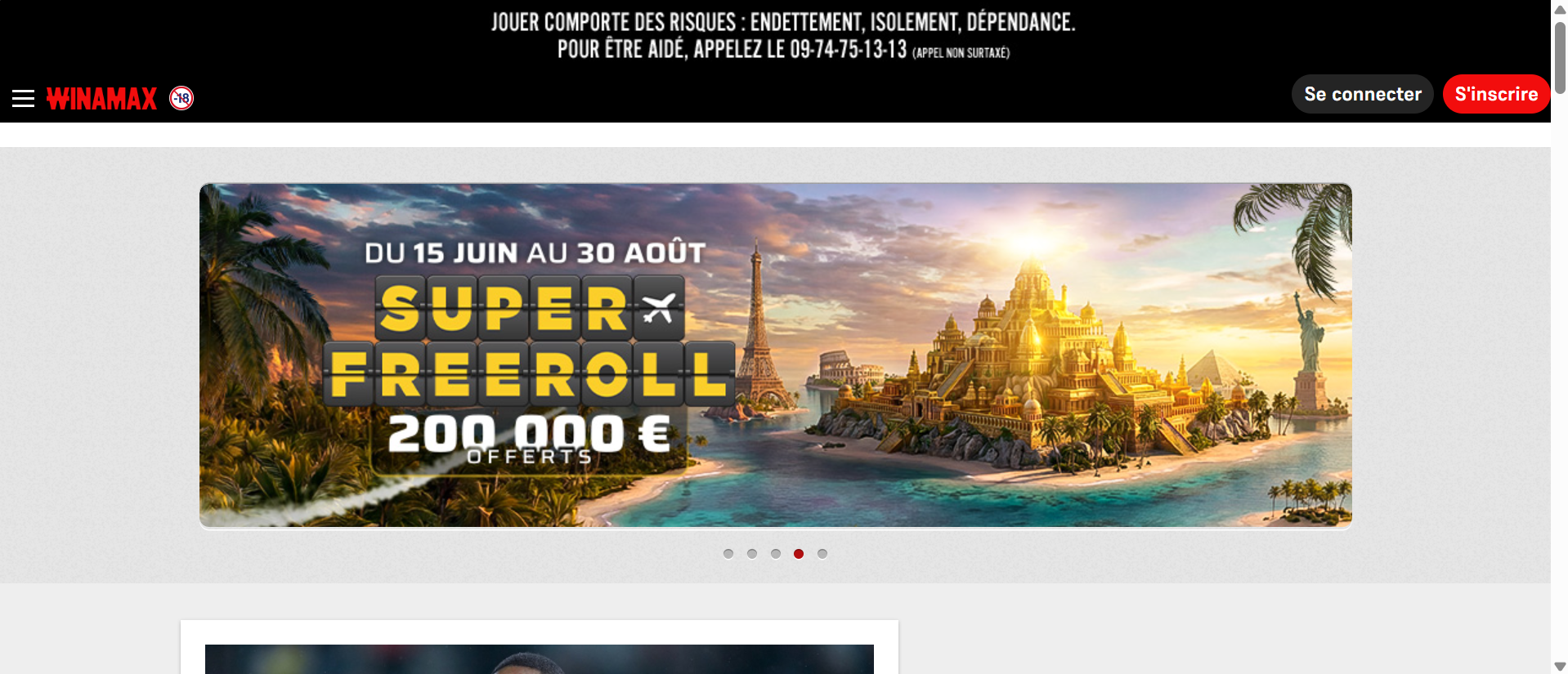 Winamax casino en ligne